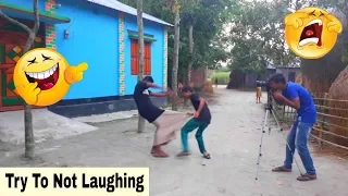 Top Funny Comedy Video 2019 | Very Funny Stupid Boys | Try Not To Laugh_By Rangdhonu Ms Ltd