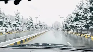 Snowfall in Kabul | Kabul City | کابل | Afghanistan | Unseen Kabul