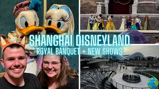 Shanghai Disneyland - Royal Banquet Character Dining + Golden Fairytale Fanfare Castle Show!