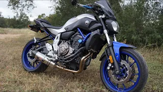 Yamaha MT07 Yoshimura Exhaust Sound / Cold Start