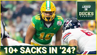 Could Oregon former 5-star Matayo Uiagalelei get 10+ sacks in 2024? | Oregon Ducks Podcast