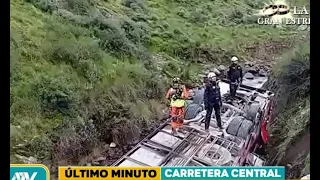 ¡Terrible! Accidente en la Carretera Central deja 5 muertos y más de 20 heridos