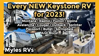 Every NEW 2023 Keystone RV Floor Plan and Updates! SO MANY CHANGES!