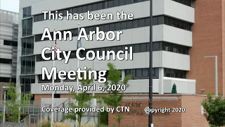 City Council Meeting 4/6/20