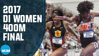 Women's indoor 400m - 2017 NCAA track and field championship