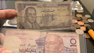 Moroccan paper money