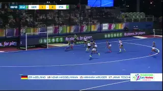 Germany v Italy Match Highlights - Women's UNIBET EuroHockey Championships 2015