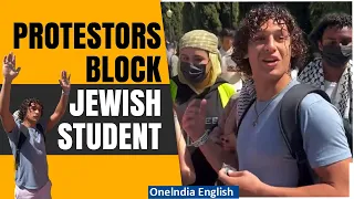 Jewish UCLA Student's Powerful Response to Anti-Israel Activists | Denied Entry on Campus |Oneindia