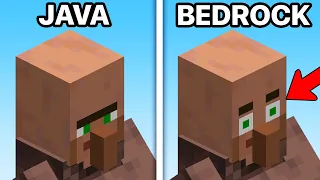 40 RÓŻNIC między MINECRAFT BEDROCK, a JAVA