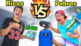 RICOS VS POBRES ESCOLHENDO MATERIAL ESCOLAR DE 500 REAIS #63