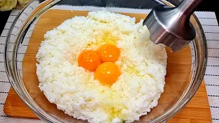 Beat the Rice and Egg❗ This recipe from Granny stunned everyone. The tastiest RICE I have ever eaten