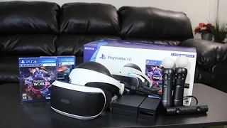 PlayStation VR Launch Bundle Unboxing and Initial Setup