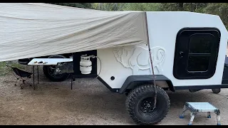 2 DAYS SOLO RIVER FISHING / COOKING / & CAMPING IN A TEARDROP TRAILER