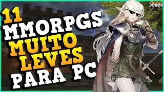 11 MMORPGS GRATUITOS PARA PCS FRACOS EM 2024