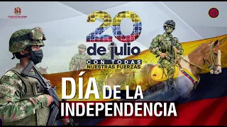 Así se vivió el gran desfile militar y policial del #20DeJulio en Arauca.