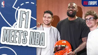 F1’s finest Ocon and Leclerc go courtside at the Lakers, meet LeBron & much more! | ALL ACCESS