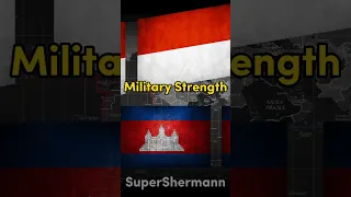 Indonesia VS Cambodia | SuperShermann #shorts #indonesia #cambodia #countrybattle  #onlyeducation