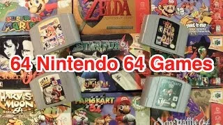 64 Nintendo 64 Games