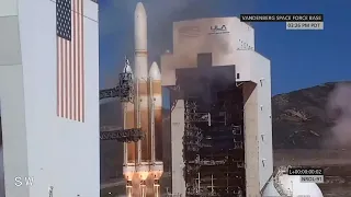 Launch of ULA's Delta IV Heavy Rocket with NROL-91