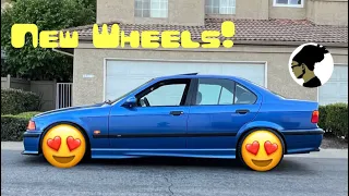 E36M3 Sedan gets new wheels!