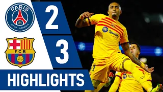 PSG vs Barcelona (2-3) | All Goals & Extended Highlights | UEFA Champions League 2023/24