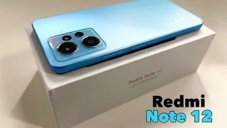 Xiaomi Redmi Note 12 Blue - Unboxing Visual Review