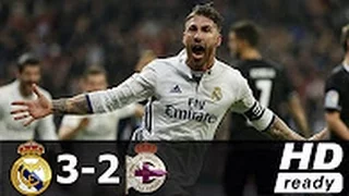 Real Madrid 3-2 Deportivo 10/12/2016 La Liga 2016-2017 goals HD