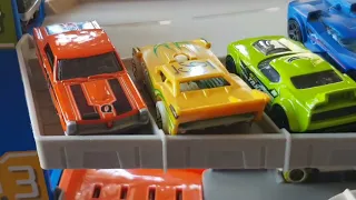 Stunt Garage With Diecast Cars And Motorbikes