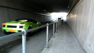 Lamborghini Gallardo spider sound tunnel Assen