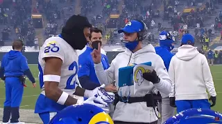 Jalen Ramsey is HEATED On The Sideline After Davante Adams TD | Packers vs Rams