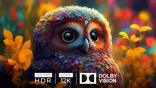 12K HDR 120 FPS Dolby Vision | WILDLIFE ANIMALS | Calming Music