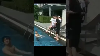 bts enjoy in swimming pool 🙃🙃🙃