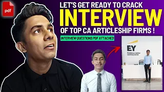 CA Articleship Interview Questions (130+ QUESTIONS) | Interview process in Big4 | Vinay Yadav