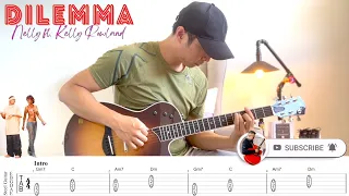 Nelly - Dilemma (Easy Acoustic Fingerstyle Guitar Cover + Guitar Tutorial Tabs)