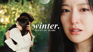 Hong Hae In & Baek Hyun Woo » Winter. [Queen Of Tears +1x04]