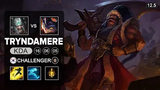 Tryndamere Top vs Rumble - KR Challenger - Season 12 Patch 12.5