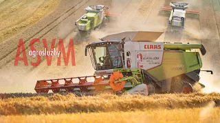 ASVM, s.r.o. | Harvest 2022 | CLAAS Lexion 760, 2x CLAAS Lexion 670 @koudyvideos7602