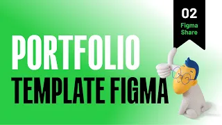 Portfolio Template Design in Figma