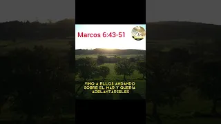 Promesas de Dios 33, Marcos 6:43-51 #Dios #Cristo #Biblia #Evangelio #Oracion #Fe