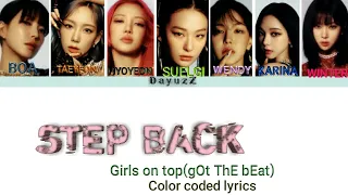 Girls On Top (GOT the beat 걸스 온 탑) Step Back Color Coded Lyrics