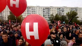 Навальный на митинге в Оренбурге: ПРО ЗАПУГИВАНИЯ УЧАЩИХСЯ