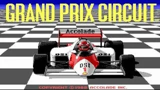 Grand Prix Circuit gameplay (PC Game, 1988)