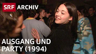 5 Jugendliche im Ausgang (1994) | Nachtleben, Freizeit und Hobbys der Jugend | SRF Archiv