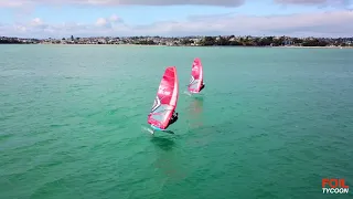 Craig and Greg on the Starboard iQFoil at Kohimarama - FOIL / TYCOON