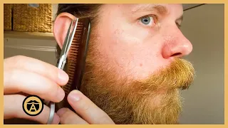 How to Trim Your Beard With Scissors | Beard Sprint - Part 5