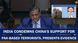 India plays audio clip of 26/11 plotter Sajid Mir at UN | United Nations | Pakistan | China | Mumbai