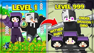 Minecraft nhưng Bạn Sẽ Biến Thành Con Vật Bất Kì Khi Tăng Cấp | Siro và Noob Ruby Trở Thành Wither