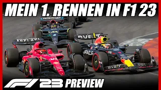 Mein 1. F1 23 Rennen! | Formel 1 2023 Preview Gameplay #1