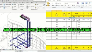 Air Handling Unit (AHU) Fan motor power calculation