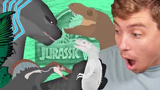 Reacting To If Godzilla Was In Jurassic World/Park